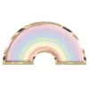 8 Assiettes Arc En Ciel Pastel 28Cm