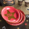 10 Assiettes En Carton F Tes Du Cin Ma Hollywood 23 Cm