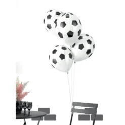 8 Ballons Gonflables Football 30Cm