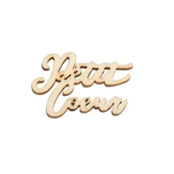 12 Centres De Table D Co En Bois Petit Coeur