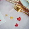 100 Confettis De Table Coeur Je T'Aime