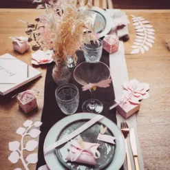 20 Contenants Dragees Cage A Papillon Rose