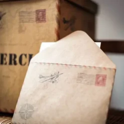 10 Enveloppes Voyages Avec Cartes Ivoire