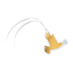 10 Etiquettes Colombes Dor Es Avec Ruban