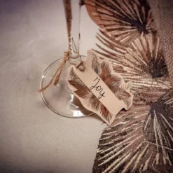 10 Etiquettes Palmier Sable Et Or