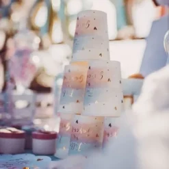 8 Gobelets En Carton Gender Reveal
