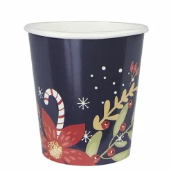 8 Gobelets En Carton Nuit De Noel 20Cl