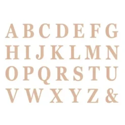 48 Lettres Adh Sives Rose Gold En Carton
