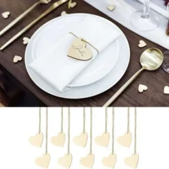 10 Marque Places Coeur En Bois