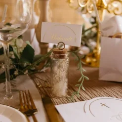 10 Marque Places Puret Blanc Et Or