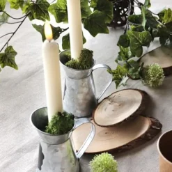 12 Marques Place Rondins De Bois 18Cm