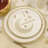 6 Petites Assiettes En Carton Aid Moubarak 18Cm