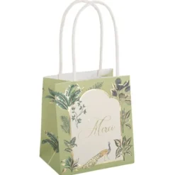 6 Sacs Cadeaux Merci Theme Tropical