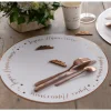 6 Sets De Table Joyeux Anniversaire Rose Gold