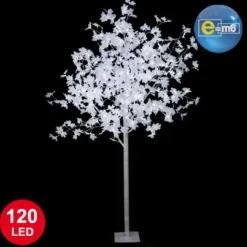 Arbre Lumineux De Noel Extérieur 120 Led Blanc