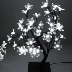 Arbre Lumineux De Noel Extérieur Blanc 48Led