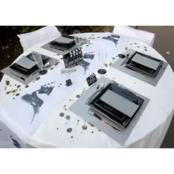 Assiette Carr E Plastique Vert Anis R Utilisable 23Cm X12