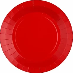 Assiette De Noel En Carton Couleur 23Cm Cm X 10 Pi Ces