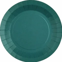 Assiette De Noel En Carton Couleur 23Cm Cm X 10 Pi Ces