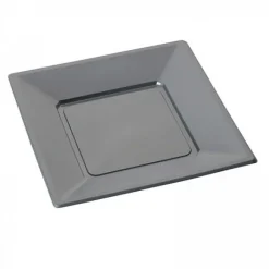 Assiette De Noel Jetable Carr E 23 Cm X 12 Pi Ces