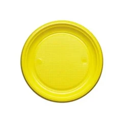 Assiette Dessert En Plastique Ronde 17Cm Couleur X 25 Pi Ces
