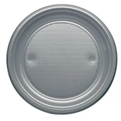 Assiette Dessert En Plastique Ronde 17Cm Couleur X 25 Pi Ces