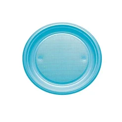 Assiette Dessert En Plastique Ronde 17Cm Couleur X 25 Pi Ces