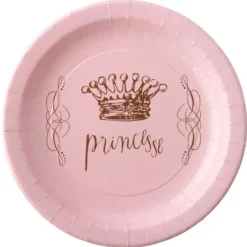 Assiette En Carton Princesse 23Cm X 6 Pi Ces