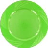 Assiette En Plastique Ronde R Utilisable Vert Anis X 6 Pi Ces