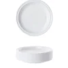 Assiette Plastique Blanche R Utilisable 20.5 Cm X 100 Pi Ces