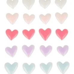 Autocollant Epoxy Coeur X 20 Pi Ces