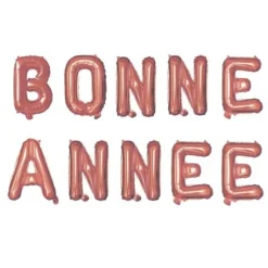 Ballon Aluminium Bonne Ann E Rose Gold