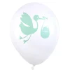 Ballon Baby Shower Vert X8 Pi Ces