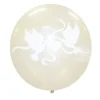 Ballon G Ant Transparent Imprim Colombes 90 Cm