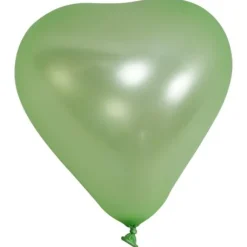 Ballon Gonflable Coeur Vert Anis 20Cm X 10 Pi Ces