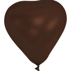 Ballon Gonflable En Forme De Coeur Chocolat 20Cm X 10 Pi Ces