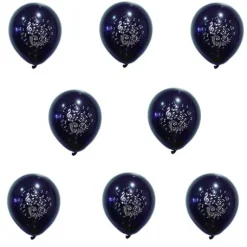 Ballon Gonflable Note De Musique Noir X 8