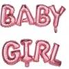 Ballon Mylar Baby Girl Rose