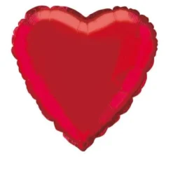 Ballon Mylar Coeur Rouge 45 Cm