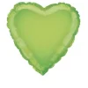 Ballon Mylar Coeur Vert Anis 45 Cm