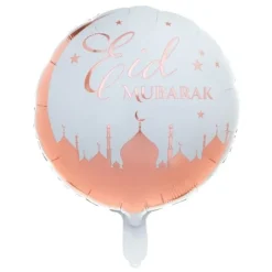 Ballon Mylar Rond Oriental Rose Gold