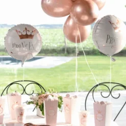 Ballons Anniversaire Princesse 30 Cm X6 Pi Ces