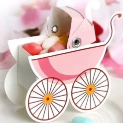 Boite A Drag Es Bapt Me Poussette Rose X 10 Pi Ces