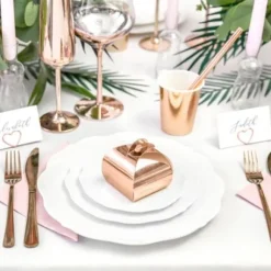 Boite A Drag Es Mariage Rose Gold X 10 Pi Ces