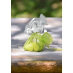 Boite A Dragees Coeur En Organza Blanc X 4 Pi Ces