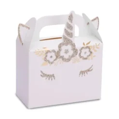 Boite A Dragees Theme Licorne X 8 Pi Ces