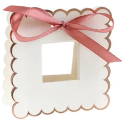 Boites Drag E Festonn S Rose Gold X6 Pi Ces