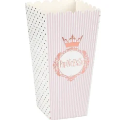 Boites Pop Corn Anniversaire Princesse X8 Pi Ces