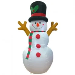 Bonhomme De Neige Gonflable Lumineux Original 160Cm