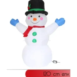 Bonhomme De Neige Gonflable 120Cm